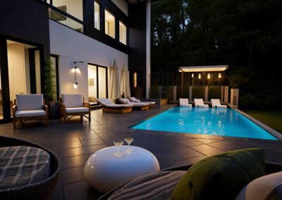 3D Design Pool Patio Luxury Muskoka